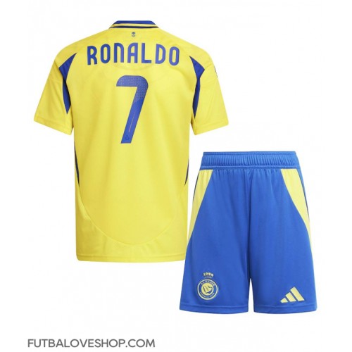 Dres Al-Nassr Cristiano Ronaldo #7 Domáci pre deti 2024-25 Krátky Rukáv (+ trenírky)